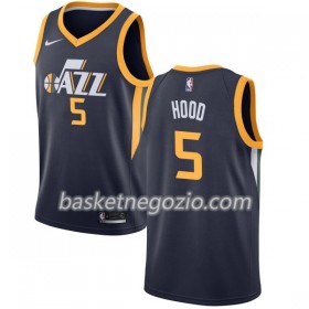 Canotte Uomo Utah Jazz Rodney Hood 5 Nike 2017-18 Navy Swingman